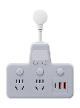 牛系纯铜插座转换器多功能USB