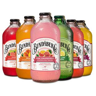 澳洲宾得宝Bundaberg进口干姜汁汽水果汁气泡水酿造饮料整箱饮品