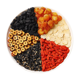 人参桑葚养生茶黑枸杞桂圆红枣六宝茶男肾固精补精男士六宝茶五宝