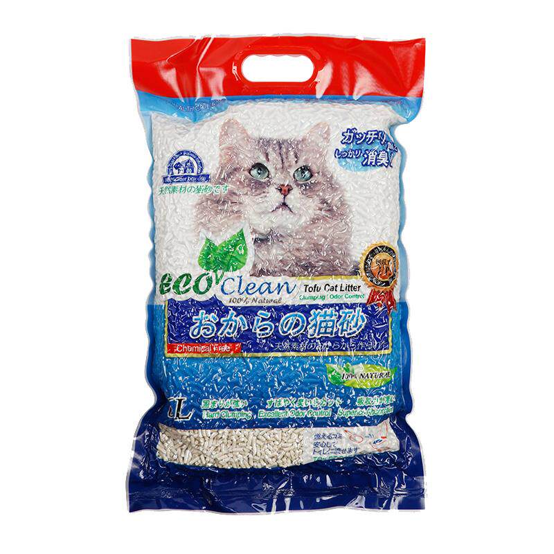 艾可neo豆腐猫砂2.8kg低尘结团原味猫宠物清洁用品KLITTER 同品质