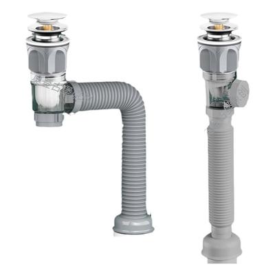 【防堵塞防臭】洗脸盆下水管套装