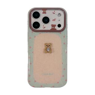 可爱卡通立体花朵小熊适用苹果17手机壳iphone16promax保护套13/14新款皮绳16Pro硅胶防摔15全包女软秋冬日韩