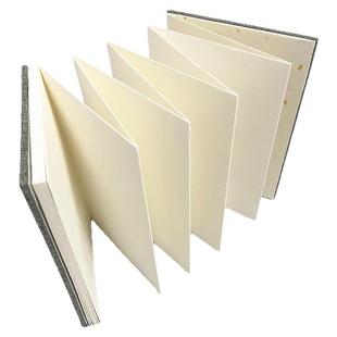 加厚空白折页熟宣册页集章本印章练字小楷书法写经工笔画风琴册本