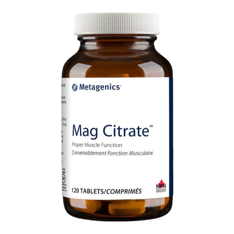 加拿大 Metagenics 麦特金尼斯 Mag Citrate 柠檬酸镁 放松神经