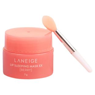 国内专柜 兰芝夜间保湿修护唇膜3g小样 草莓果冻唇部睡眠唇纹滋润