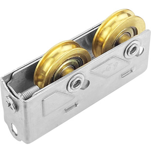 80型铝合金门窗滑轮推拉窗户下面滑轮玻璃移门导轨轮子不锈钢铜轮