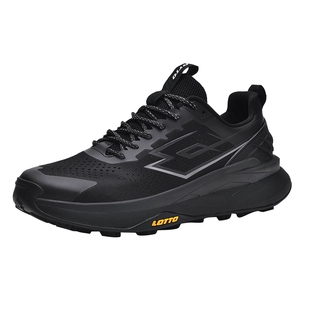 LOTTO乐途运动鞋男透气网面休闲鞋2025年秋季新款户外厚底登山鞋