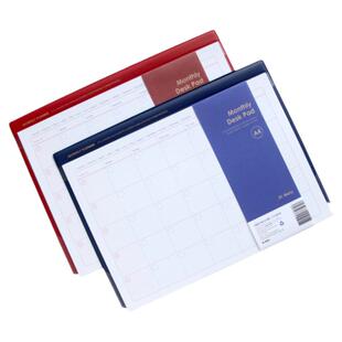 韩国Jamstudio简约万年历13个月计划日程月历办公记事本桌垫套装