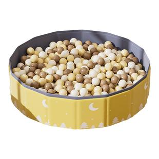 儿童室内海洋球池婴儿宝宝波波池充气家用海洋球玩具池泡泡池围栏