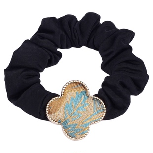 【栖物】新中式名家非遗宋锦发饰发夹发圈国风古典织金头绳点翠