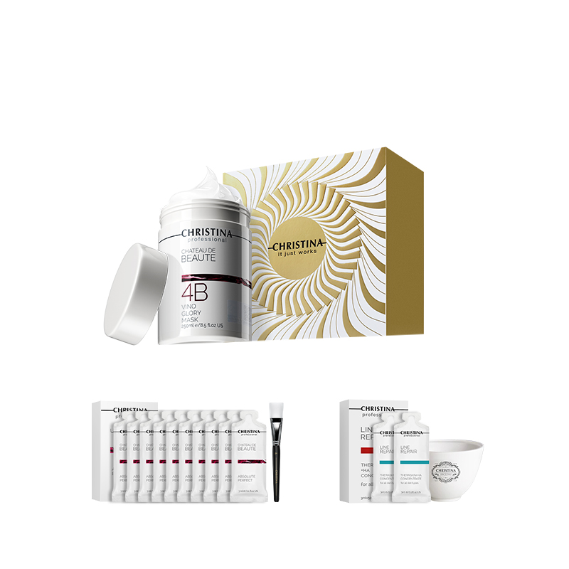 【院線星品】CHRISTINA科蘊(yùn)蘭紅酒4B涂抹式面膜緊致抗皺補(bǔ)水院線