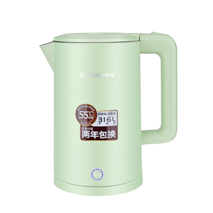 Grelide/格来德 D2818K家用316不锈钢烧水保温一体自动断电热水壶