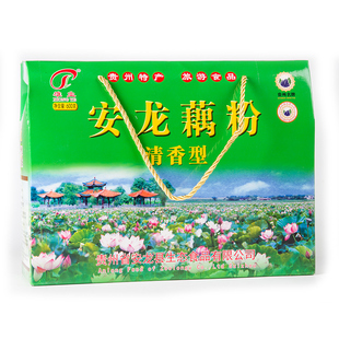 安龙清香型藕粉25gX24袋 贵州特产 兴义速溶冲调冲饮品600g礼盒装
