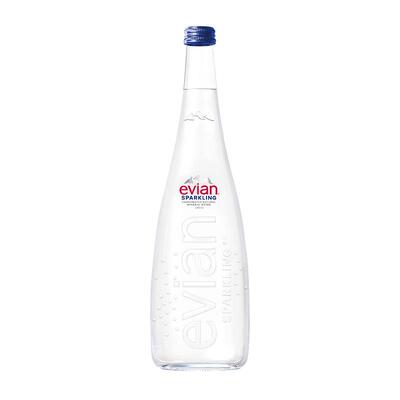 依云天然充气矿泉水330ml*1瓶