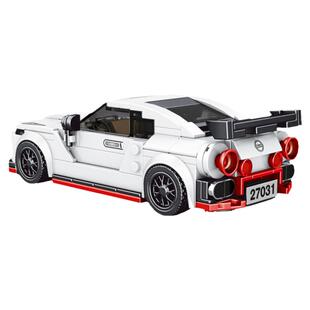 宇星模王旗舰店积木跑车八格车系列益智拼装玩具积木男孩模型车