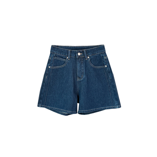 原生大长腿~!显腿长牛仔短裤女2025新款夏季显瘦a字三分阔腿热裤