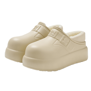 医用手术室棉拖鞋女款冬季防水包跟2025新款厚底增高保暖棉鞋外穿