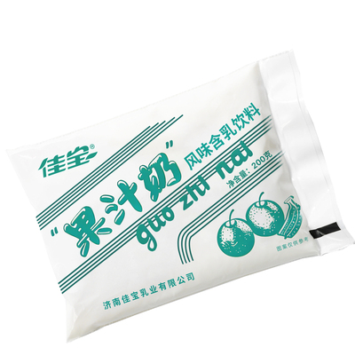 【童年回忆！】济南佳宝果汁奶低温含乳饮料添加香蕉汁 200g/袋