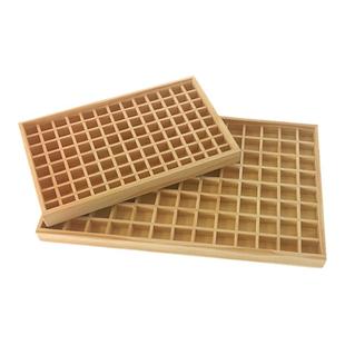 手工篆刻印章木盒多格收纳盒多宝格木盒子书法印章圆章方章收纳格