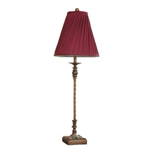 欧式复古折锦红色婚庆卧室台灯创意怀旧美式玄关桌客厅酒店书房