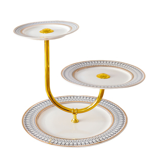 欧式蛋糕架子多层点心盘下午茶宴会茶歇水果盘前台糖果零食展示架