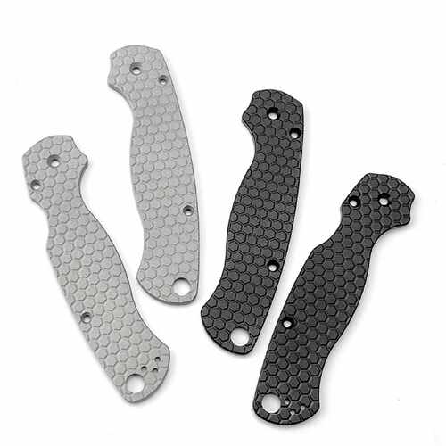 蜘蛛C81贴片 铝合金 Spyderco Paramilitary 2 刀柄蜘蛛贴片C81