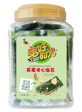 美好时光荞麦夹心海苔桶-54小包