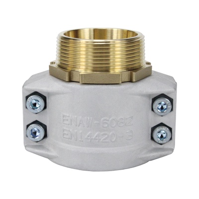 盾构机黄铜外丝卡箍铜宝塔接头