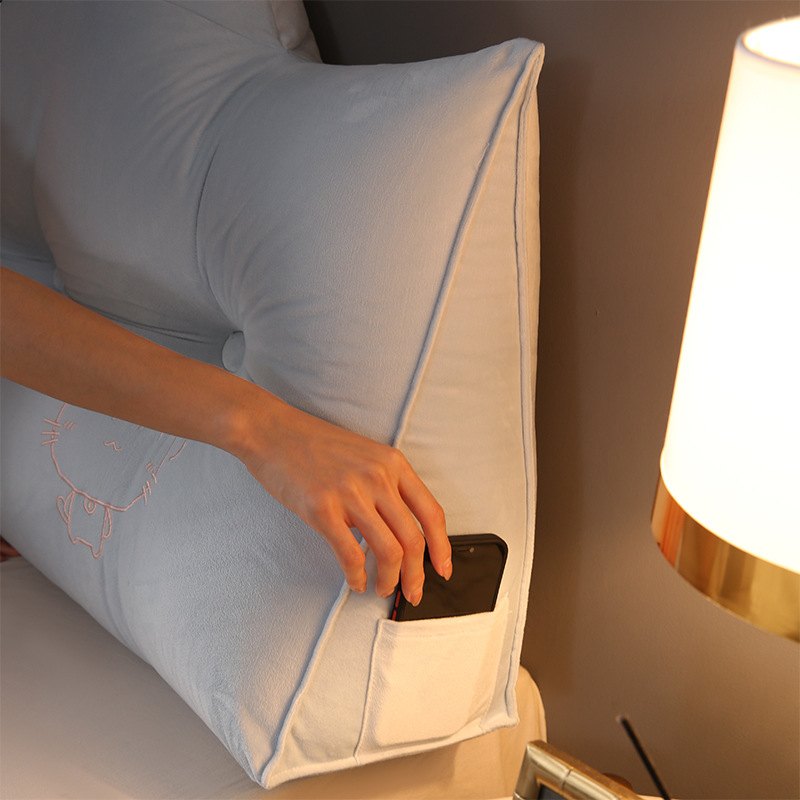 可爱床头靠垫软包卧室垫靠背窗沙发腰拆洗防撞飘床上靠枕护可儿童