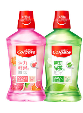 高露洁茉莉绿茶漱口水500ml