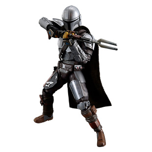 万代星球大战SW拼装模型 1/12 曼达洛人贝斯卡波巴费特普通电镀版