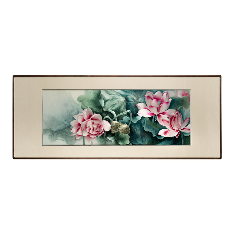 装饰画y逸福瑞手工苏绣