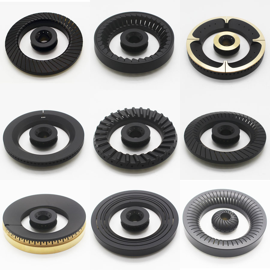 120#炉头专用燃气灶具火盖煤气炉全铜盖子120分火器配件