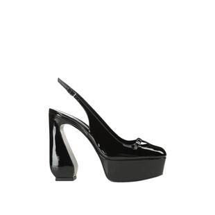 Sergio Rossi/SR女鞋SI ROSSI系列漆皮粗跟厚底防水台高跟凉鞋女