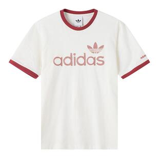 Adidas阿迪达斯三叶草男装2026夏季新款RINGER TEE短袖T恤KY8452