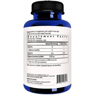 美国Legendairy Sunflower Lecithin 向日葵卵磷脂