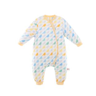 良良婴儿恒温睡袋儿童分腿睡袋秋冬款宝宝加厚防踢被