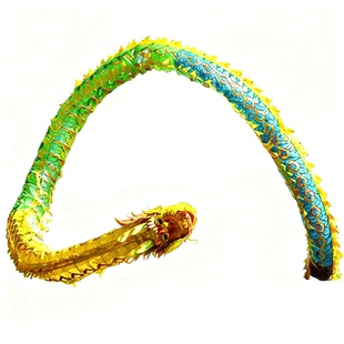 龙之音竞技比赛舞龙道具整套成人表演网龙夜光装饰烫金龙器材带灯