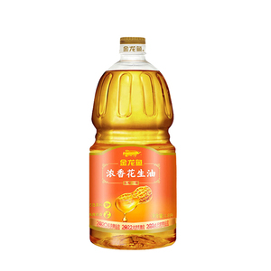 金龙鱼浓香花生油1.8L*6瓶整箱食用油物理压榨一级炒菜家用植物油