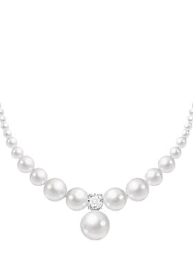 法式轻奢珍珠款项链大气