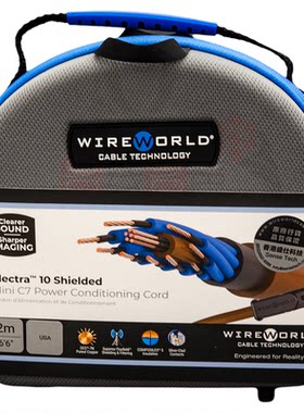 Wireworld线世界 Mini Electra10小极电10字单晶铜美标电源线国行