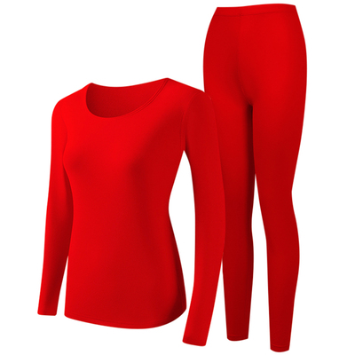 浪莎本命年红色莫代尔内衣套装女