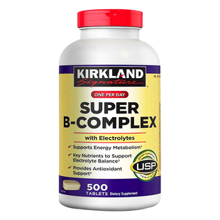 美国Kirkland科克兰复合维生素B维持血钙平衡强健骨骼500粒COSTCO