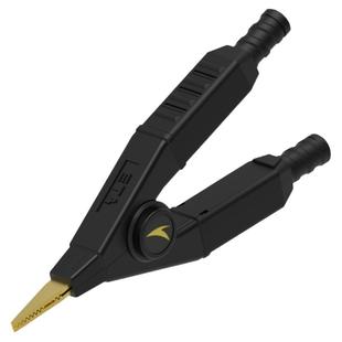开尔文四线测试夹有齿镀金夹子电阻4端点测量鳄鱼夹ETA3108T