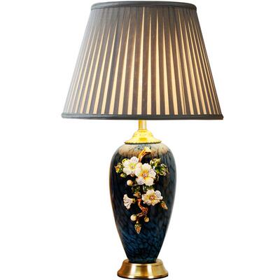 全铜奢华珐琅彩台灯美式浪漫温馨