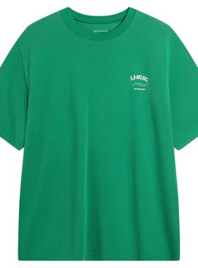 中国李宁文化系列男女同款夏季潮流休闲百搭短袖T恤AHSU317-B品