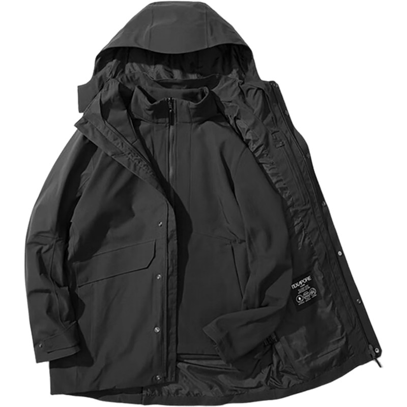 Jack wolfskin/狼爪正品新款男士软壳三合一外套5123231-6350