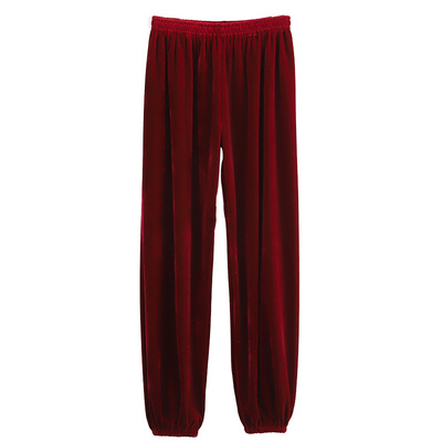 金丝绒秋冬加厚拳裤运动太极服