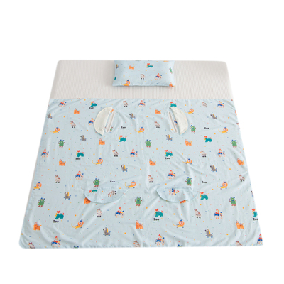 儿童睡袋薄款夏季宝宝护肚防踢被子神器中大童四季通用婴儿夏凉被