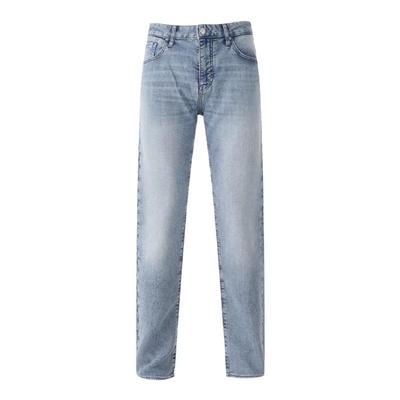 AX阿玛尼直筒窄脚牛仔裤长裤